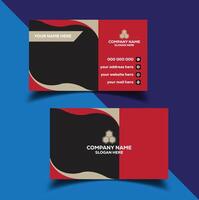 Print ready premium business card template design vector