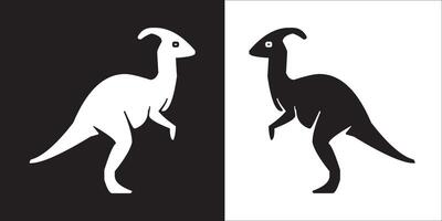 ilustración imagen de dinosaurio icono vector