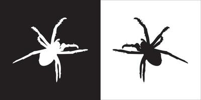ilustración imagen de araña icono vector