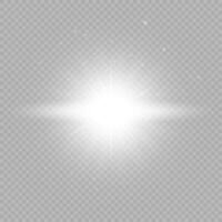Light effect of lens flares vector