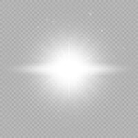 Light effect of lens flares vector