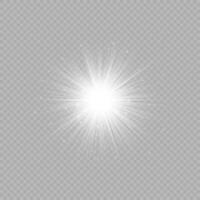 Light effect of lens flares vector