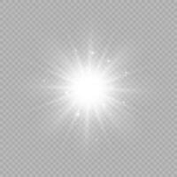 Light effect of lens flares vector