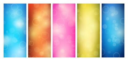 Abstract background with blur bokeh light effect vector