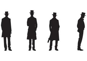 Man Walking Silhouette illustration vector