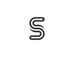 initial Letter S Arrow Logo Concept sign symbol icon Design Element. Financial, Consulting, Logistics Logotype. illustration logo template vector