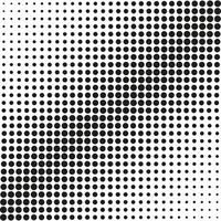 Black And White Halftone Dot Patterns For Backgrounds Use. Isolated Illustration vector