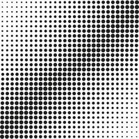 Black And White Halftone Dot Patterns For Backgrounds Use. Isolated Illustration vector