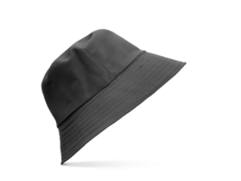 black bucket hat transparent png