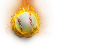 beisebol com luzes transparente png