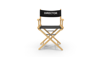 director chair with black director's chair png
