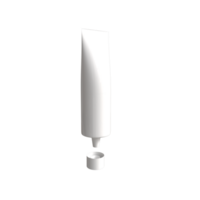3d crema tubo representación para médico crema, pasta dental, cosmético, etc. crema tubo para Bosquejo diseño. png