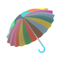 Multicolor Umbrella Design - A Splash of Rainy-Day Elegance png