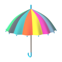 Multicolor Umbrella Design - A Splash of Rainy-Day Elegance png