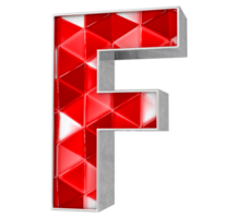 f font 3d framställa png