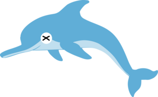 schattig walvis tekenfilm, zee dier png
