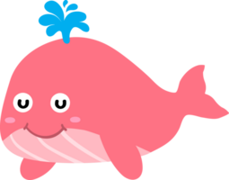 fofa baleia desenho animado, mar animal png