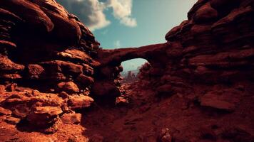 rosso roccia mille dollari canyon nazionale conservazione la zona nel Nevada video