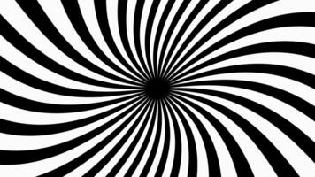 Vertical Black and White Groovy Sunburst 70s 80s 4k Animation, Abstract Seamless Loop Motion Graphics video
