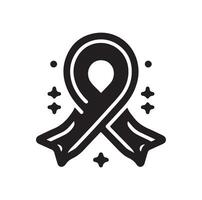 minimal award ribbon badge icon. guarantee or medal thin line. concept of minimal consumer control emblem or assurance vector