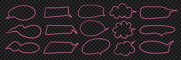 Speech Bubbles Bundle vector