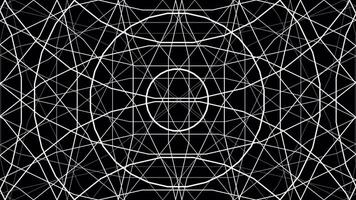 Abstract geometric lines motion background. Modern circle shape ripple animated. Abstract ring pattern with wavy movements video