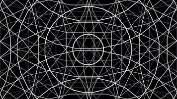 abstrakt geometrisch Linien Bewegung Hintergrund. modern Kreis gestalten Welligkeit animiert. abstrakt Ring Muster mit wellig Bewegungen video