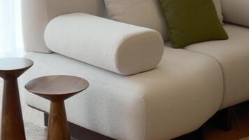 sofa in de leven kamer in een duur privaat villa in Dubai Aan een zonnig dag video