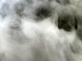 Abstract fog or smoke on black color background photo