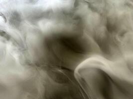 Abstract fog or smoke on black color background photo