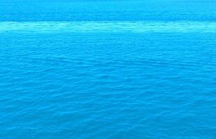 Blue sea water wave background photo