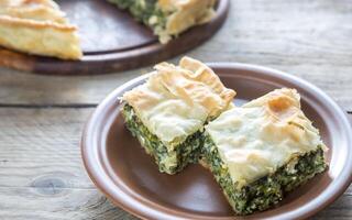 Spanakopita - Greek spinach pie photo