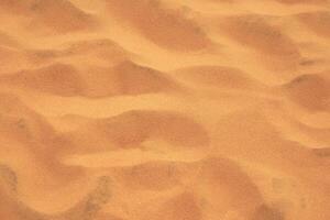 The texture of sand in the desert as a natural background. photo