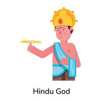 Trendy Hindu God vector