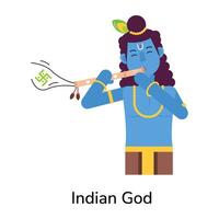 Trendy Indian God vector