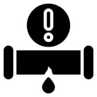 flood sensor glyph icon vector