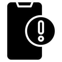 smartphone glyph icon vector