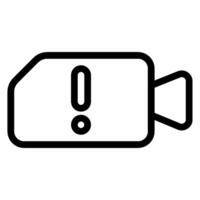 camera line icon vector