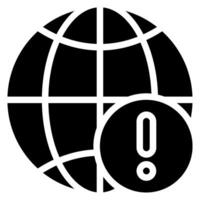 global glyph icon vector