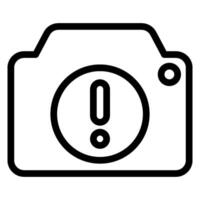 camera line icon vector