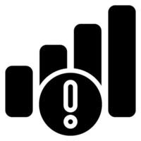 graph glyph icon vector