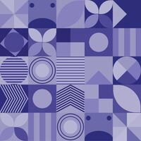 Premium geometric bauhaus pattern design vector