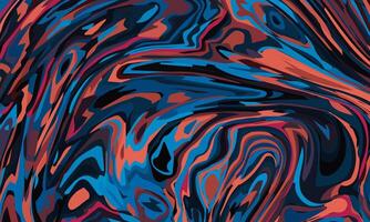 Abstract colorful psychedelic liquid texture pattern background vector