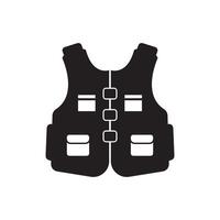 Bulletproof Police icon flat design vector