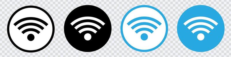 habilitar sin costura conectividad con nuestra inalámbrico y Wifi icono un moderno símbolo para remoto Internet acceso vector