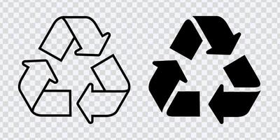 Enhance environmental themes with recycle icon featuring eco-friendly symbols for sustainability vector