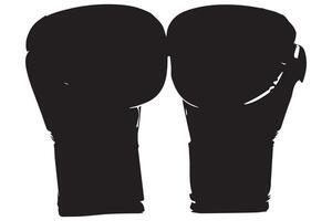 silhouette Boxing Glove vector