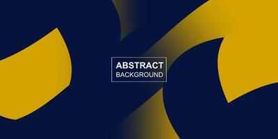 Abstract blue yellow gradient concept banner template background design vector