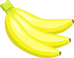 Bananas in flat style. illustration isolated on white background vector