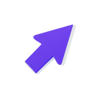 Arrow And Symbol 3D Icon png